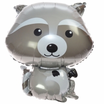 Foil Balloon Woodland Animals - Raccoon